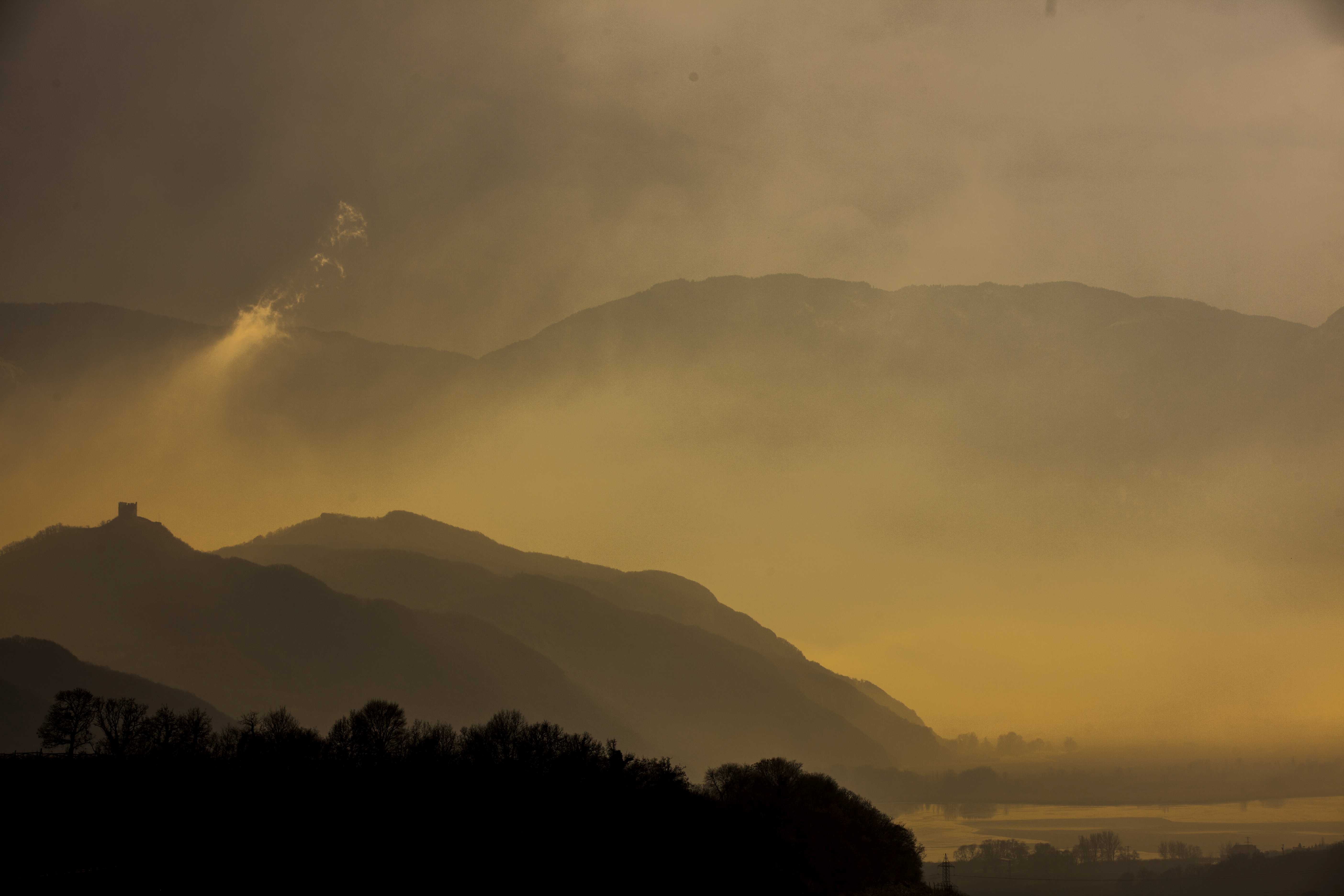 Kaltern vom Penegal aus fotografiert